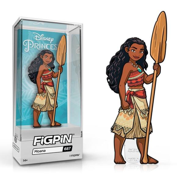 Disney Princess Moana Collectible Pin  - Figpin Collectible - Picture 1 of 7